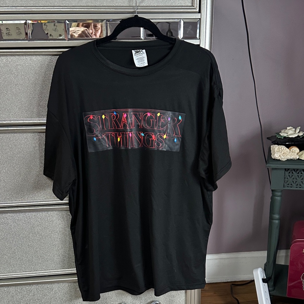 Black Stranger Things Women's Graphic Jersey